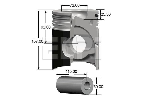 Piston LP181 2636 STD ELPI